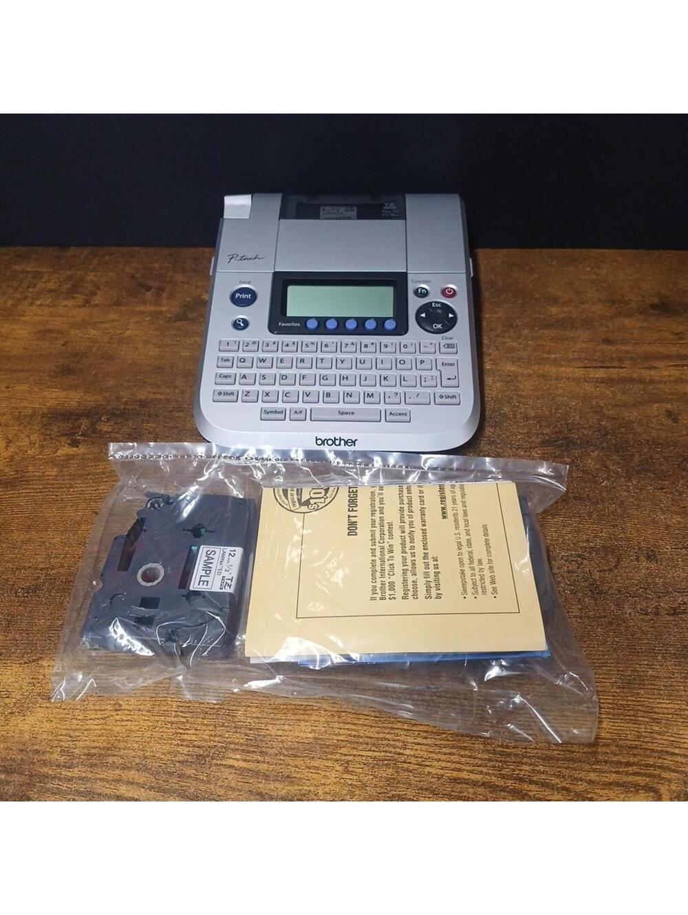 Brother P-touch Electronic Labeling System Model PT-1830 w/ Sample Cartridges